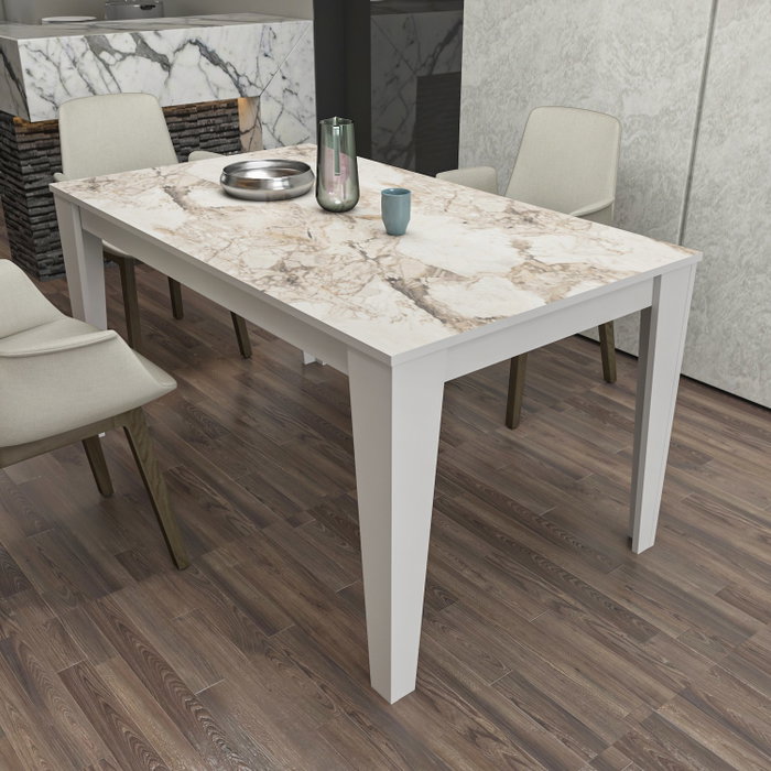 Hanah Home Mesa de Comedor Bud - Blanco Hanah Home Mesa de Comedor Bud - Blanco